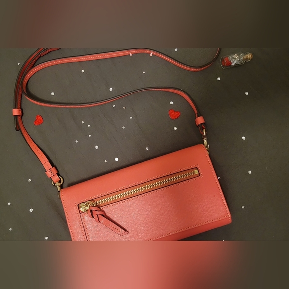 Dooney & Bourke Pebble Leather Daphne Crossbody Wallet Purse - Picture 10 of 16